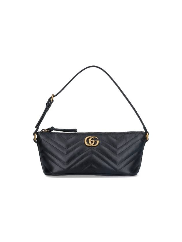 GG Marmont Shoulder Bag Black - GUCCI - BALAAN 5