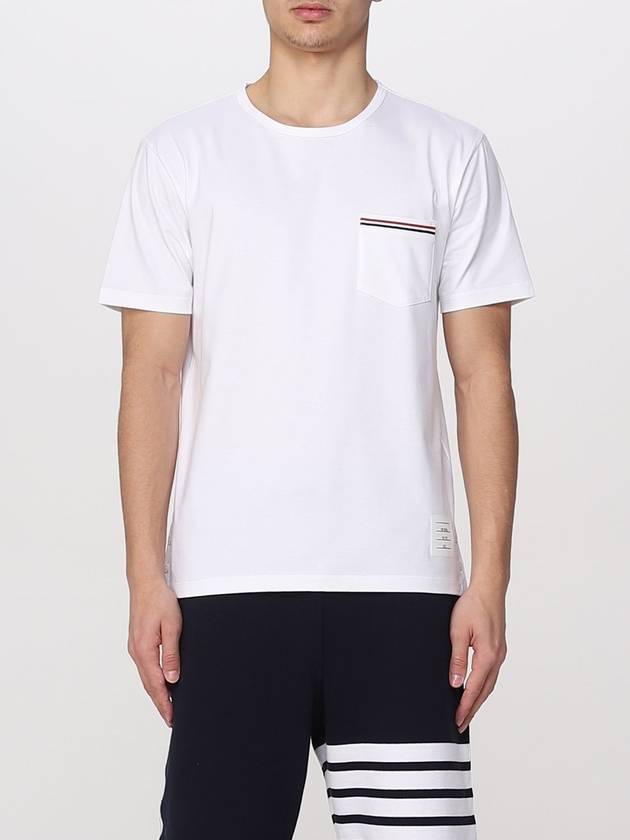 T-shirt Thom Browne in cotone - THOM BROWNE - BALAAN 1