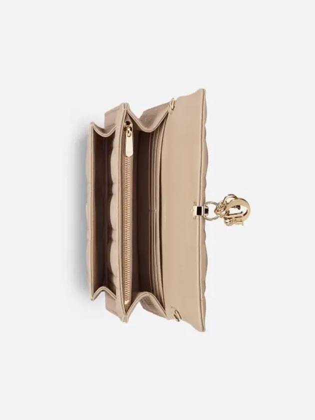 Lady Chain Canage Lambskin Pouch Bag Sand - DIOR - BALAAN 4