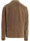 Micro Light Suede Jacket Brown - TOM FORD - BALAAN 3