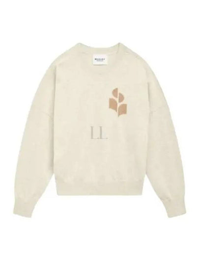 Marisans Logo Knit Top Light Grey - ISABEL MARANT - BALAAN 2