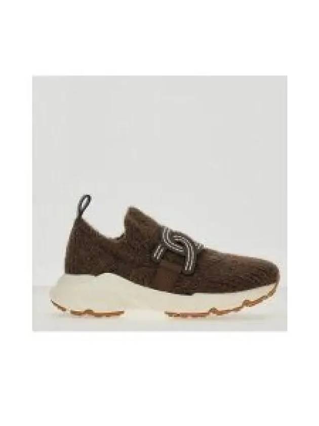 Kate Knit Low-Top Sneakers Brown - TOD'S - BALAAN 2