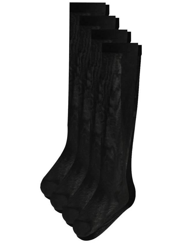 Dolce & Gabbana Tripack Nylon Socks With Dg Logo - DOLCE&GABBANA - BALAAN 2