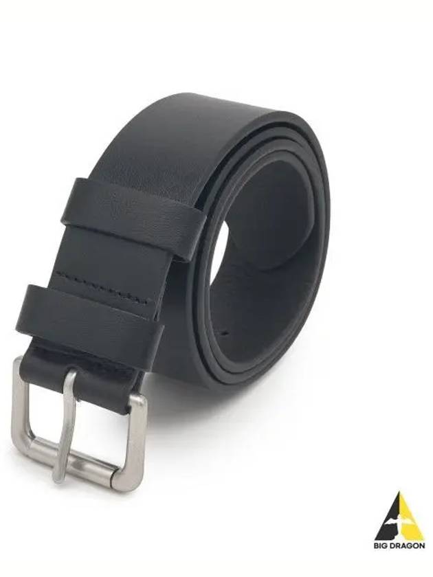 Leather roller buckle belt black - POLO RALPH LAUREN - BALAAN 1