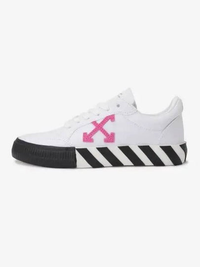 Vulcanized Low Top Sneakers White Fuchsia - OFF WHITE - BALAAN 2