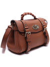 Alexa Heavy Grain Mini Tote Bag Chestnut - MULBERRY - BALAAN 4