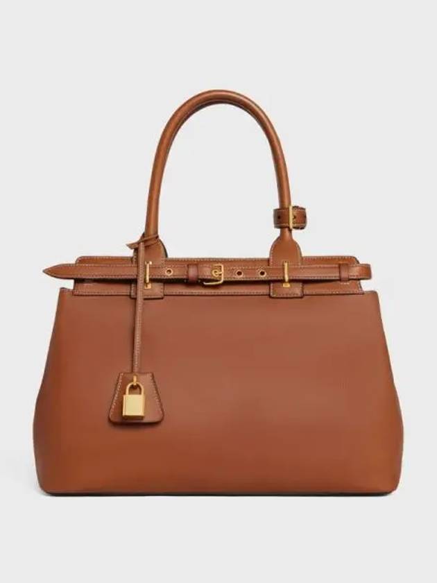 Conti Natural Calfskin Tote Bag Tan - CELINE - BALAAN 2