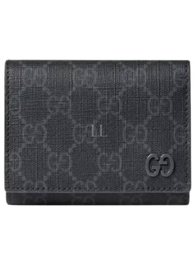 Women's GG Detail Half Wallet Black - GUCCI - BALAAN 2