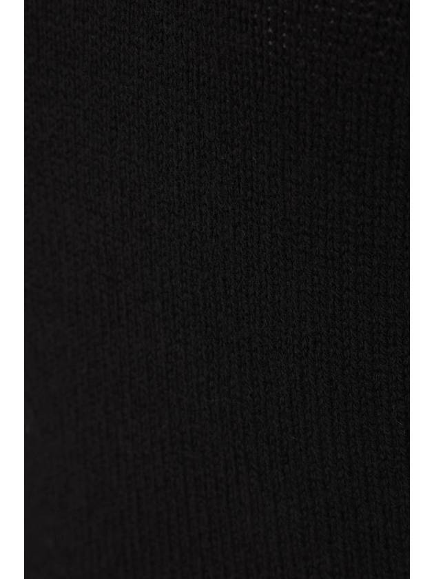 Cashmere Turtleneck Vest Black - PRADA - BALAAN 5