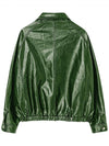 Overfit string eco leather jacket Green - THE GREEN LAB - BALAAN 6