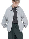 Women s SCWJ LG seersucker collar windbreaker jumper light gray - CHANCE'S NOI - BALAAN 2