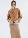 Tailored 9quarter shirt Orange Brown 0095 - VOYONN - BALAAN 9