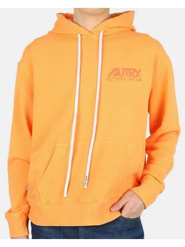 Men's Match Point Round Neck Sweatshirt Orange - AUTRY - BALAAN 2