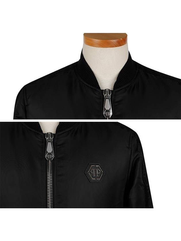 Logo Bomber Jacket Black - PHILIPP PLEIN - BALAAN 6