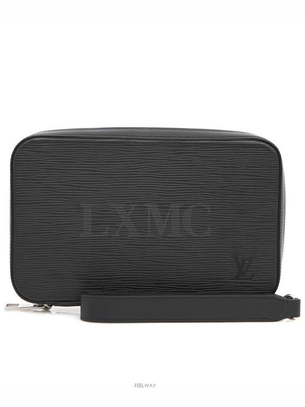 Black Epi Dandy Clutch Men s Bag M64000 Pouch - LOUIS VUITTON - BALAAN 1