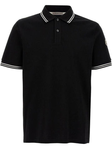 Moncler T-shirts and Polos Black - MONCLER - BALAAN 1