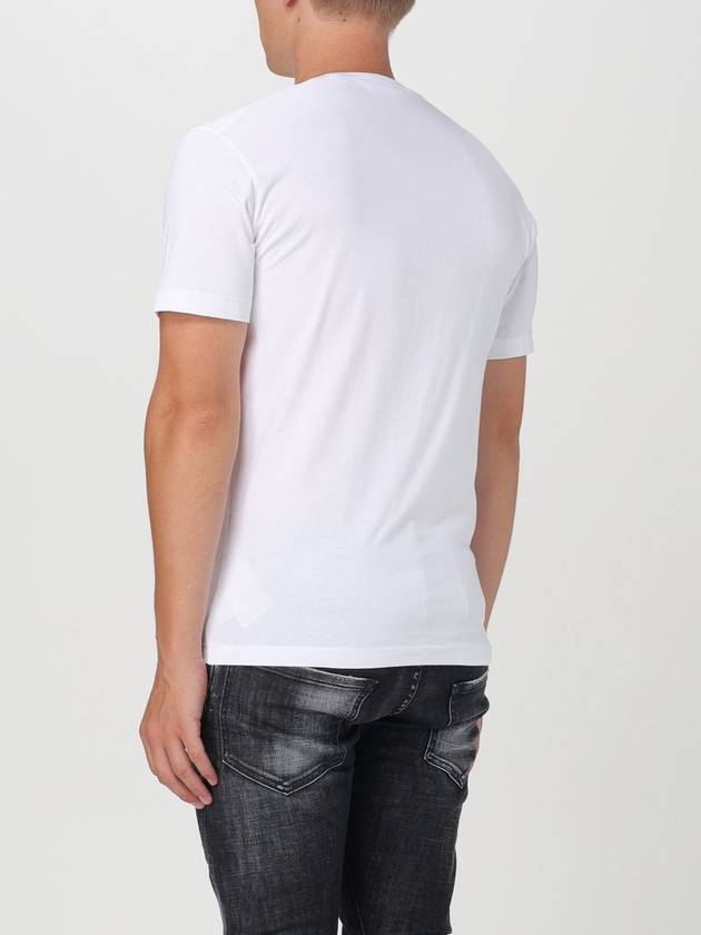 T-shirt Dsquared2 in cotone con stampa logo - DSQUARED2 - BALAAN 2