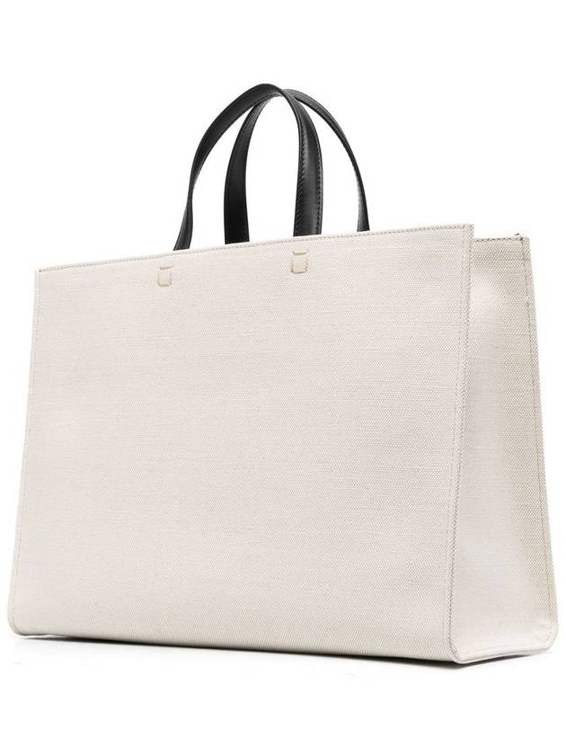 G Logo Canvas Medium Tote Bag Beige - GIVENCHY - BALAAN 5