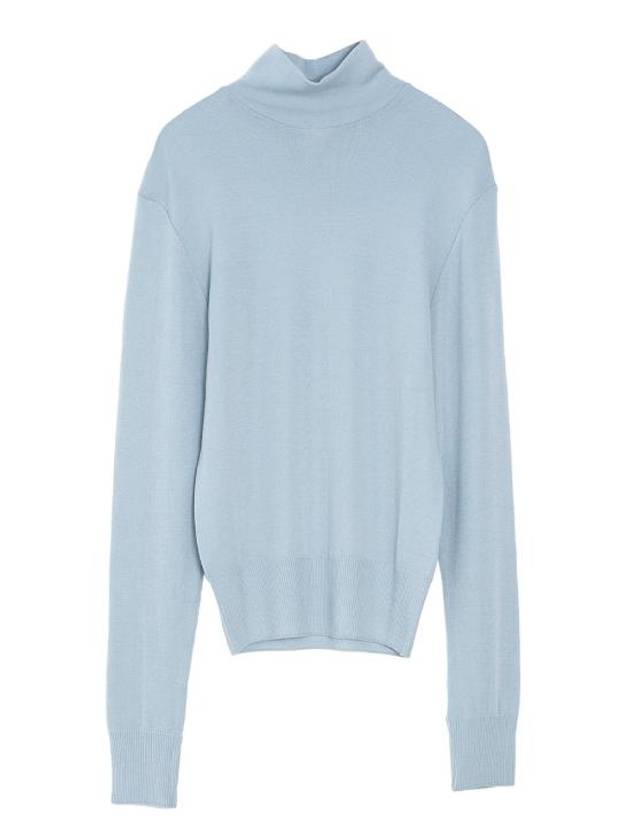 Knit Turtleneck Blue Dome - LEMAIRE - BALAAN 1