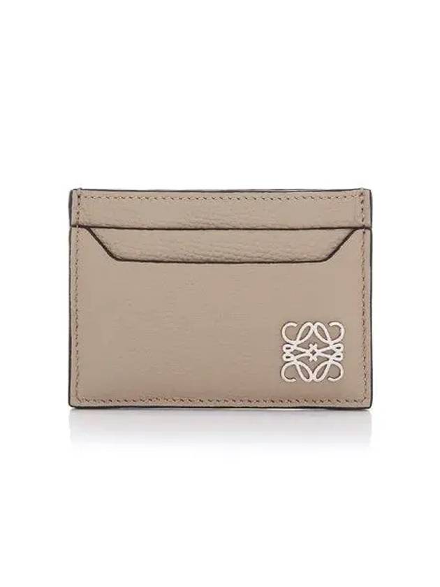 Anagram Plain Pebble Grain Calfskin Card Wallet Sand - LOEWE - BALAAN 2