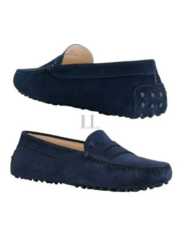 Gommino Suede Driving Shoes Blue - TOD'S - BALAAN 2