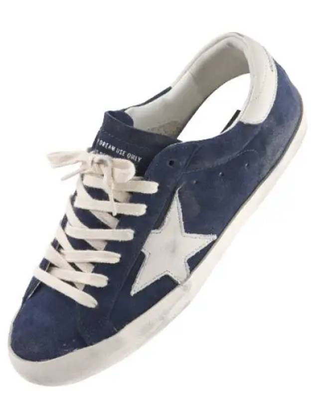 Superstar Leather Star Sneakers Suede - GOLDEN GOOSE - BALAAN 1