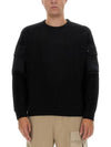 Multi-pocket Snap Crew Neck Sweatshirt Black - TEN C - BALAAN 2