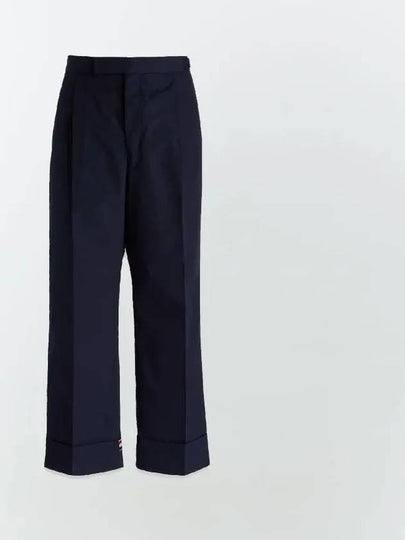 Typewriter Fit 5 Slacks Blue - THOM BROWNE - BALAAN 2