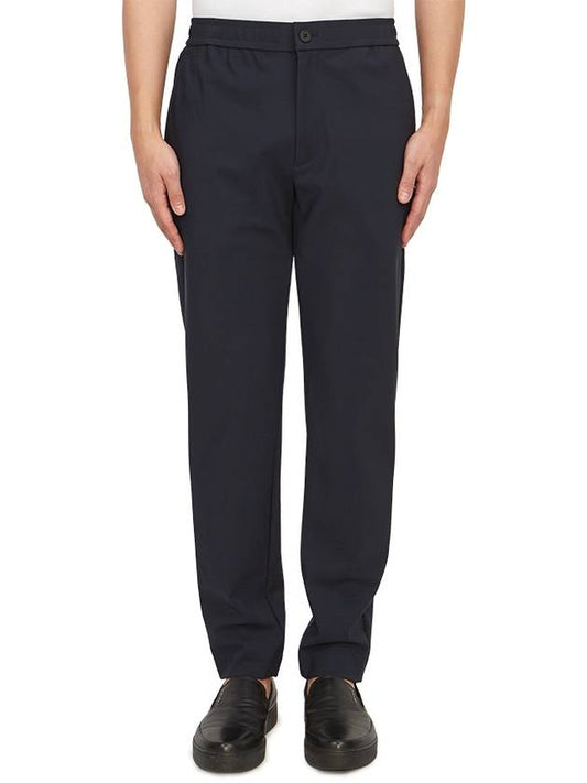 Precision Ponte Curtis Drawstring Straight Pants Navy - THEORY - BALAAN 2