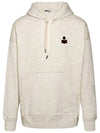 Malek Logo Hoodie Ecru - ISABEL MARANT - BALAAN 2