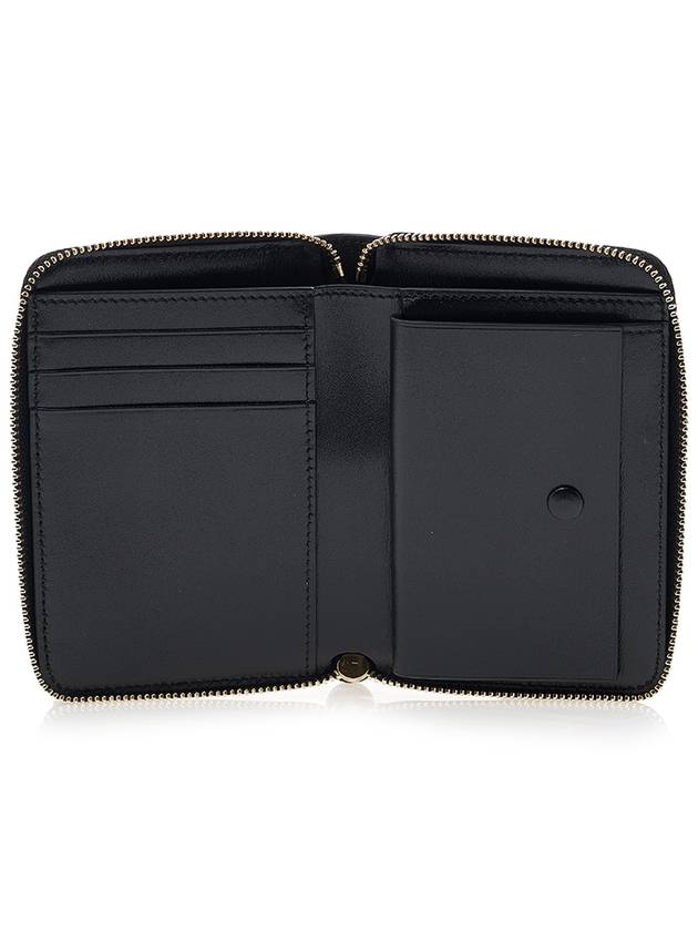 Around Zipper Leather Half Wallet Black - JIL SANDER - BALAAN 11