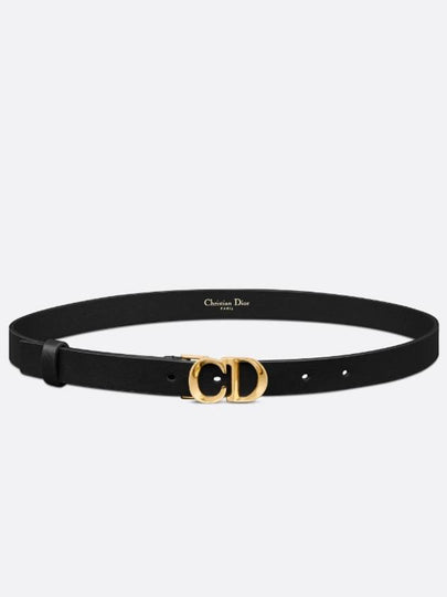 C'est 20MM Leather Belt Black - DIOR - BALAAN 2