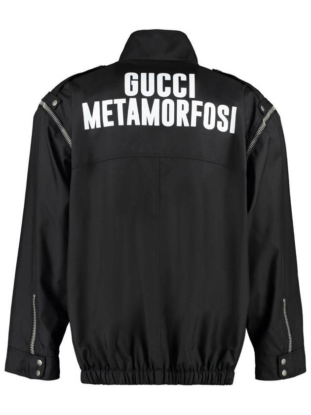 Metamorfosi Multi Zip-Up Jacket Black - GUCCI - BALAAN 3