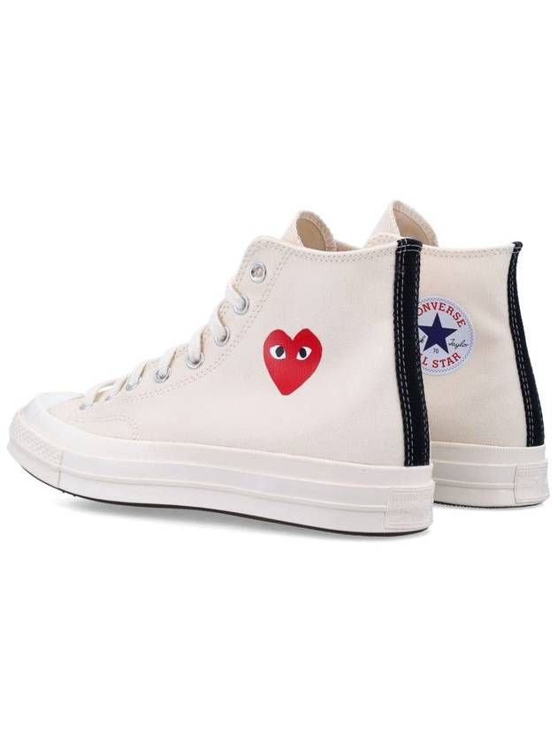 Comme Des Garçons Play X Converse Small Heart Hi Top - COMME DES GARCONS PLAY - BALAAN 4