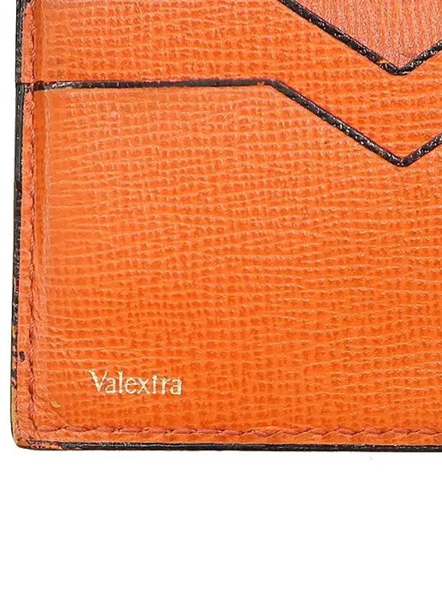 orange half wallet - VALEXTRA - BALAAN 3