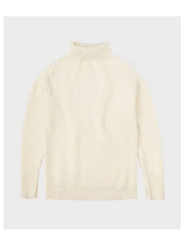 ANDERSEN Navy Turtleneck Off White - ANDERSEN-ANDERSEN - BALAAN 1