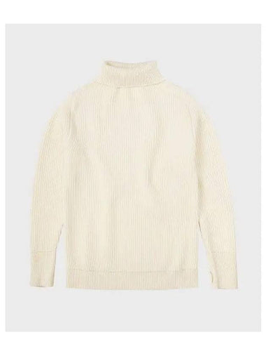 ANDERSEN Navy Turtleneck Off White - ANDERSEN-ANDERSEN - BALAAN 1