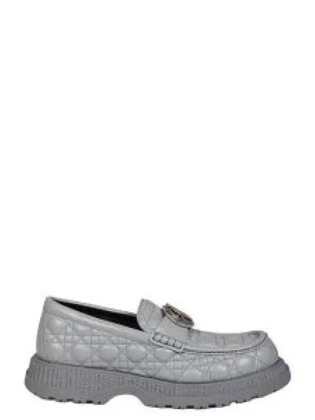 Buffalo Leather Loafers Grey - DIOR - BALAAN 2