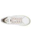 Dallas White Tab Leather Low Top Sneakers White - AUTRY - BALAAN 4