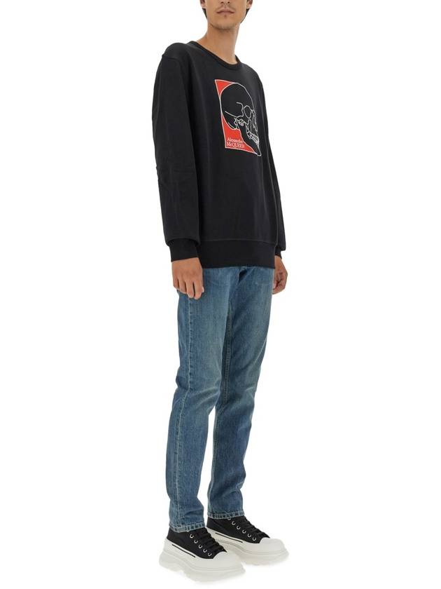 23 fw Crew Neck Sweatshirt WITH Skull Embroid 759152 QVX75 1000 B0230464413 - ALEXANDER MCQUEEN - BALAAN 3