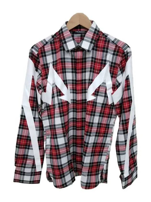 PBCM1109S L002S 1116 Check Shirt - NEIL BARRETT - BALAAN 1