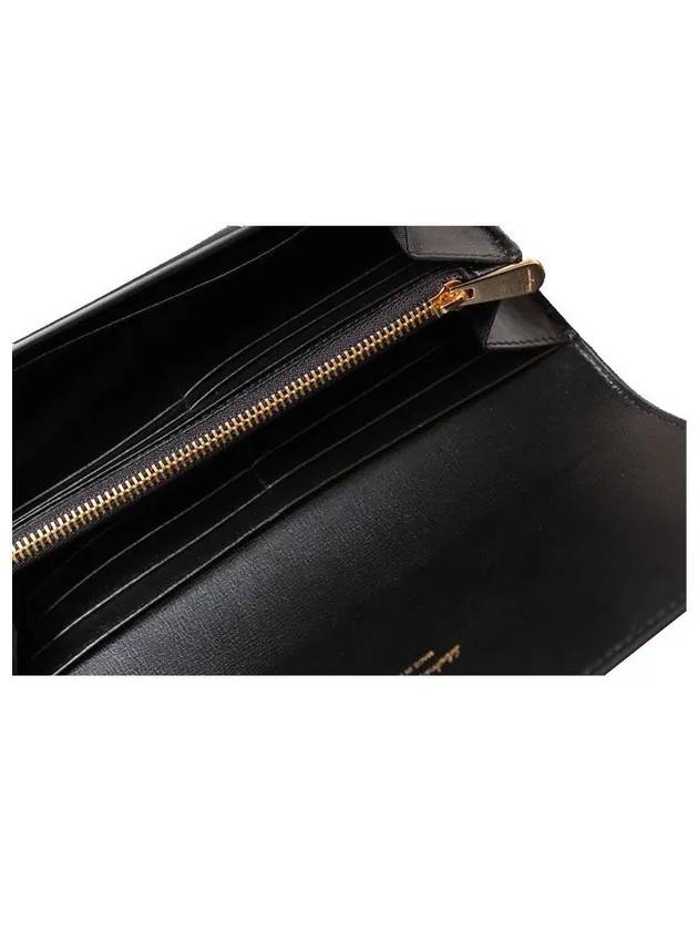 Vara Bow Continental Long Wallet Black - SALVATORE FERRAGAMO - BALAAN 4