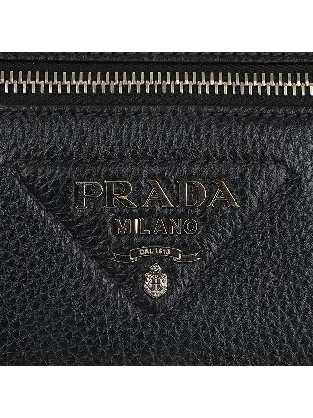 Leather Mini Bag Black - PRADA - BALAAN 8