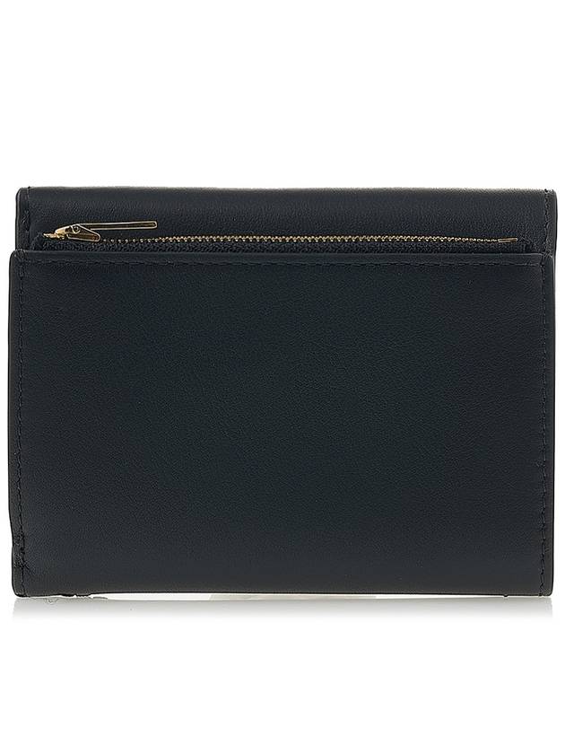 M Zipper Tri-fold Half Wallet Black - MULBERRY - BALAAN 4