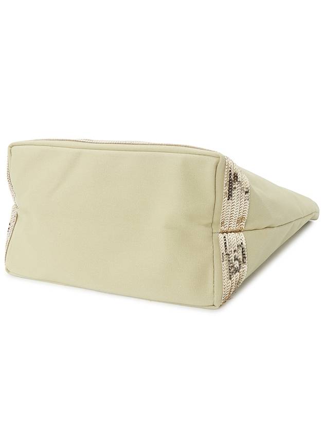 Canvas M Cabas Tote Bag Light Beige - VANESSA BRUNO - BALAAN 5