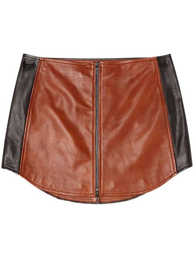 Women's L-Ollipop A-Line Skirt Brown - DIESEL - BALAAN 1