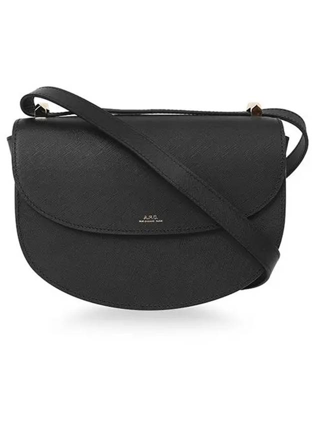 Half Moon Leather Cross Bag Black - A.P.C. - BALAAN 2