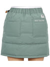 Women's Padded H-Line Skirt Green - HORN GARMENT - BALAAN 8