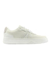 L001 Leather Low Top Sneakers White - LACOSTE - BALAAN 1