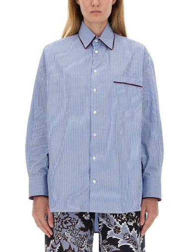 STRIPED COTTON SHIRT - ETRO - BALAAN 1